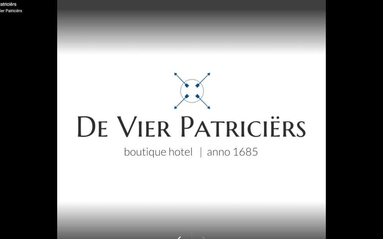 Boutique Hotel De Vier Patriciers 米德尔堡 外观 照片